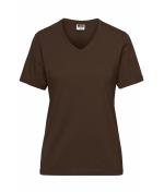 Femme T-shirt de travail femmes OCS Blended Marron 8731