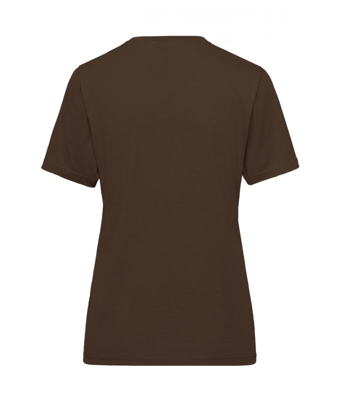 Femme T-shirt de travail femmes OCS Blended Marron 8731
