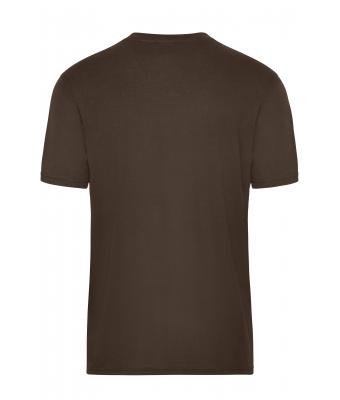 Herren Men's ORGANIC Workwear T-Shirt   OCS Blended Brown 8732