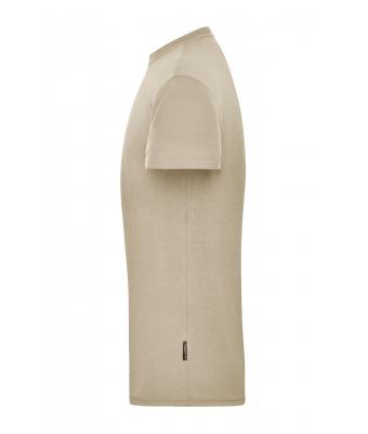 Herren Men's ORGANIC Workwear T-Shirt   OCS Blended Stone 8732