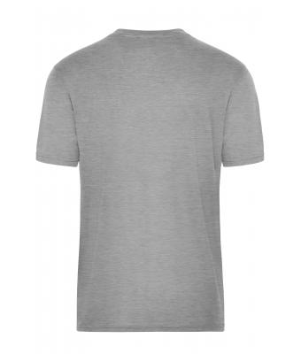 Herren Men's ORGANIC Workwear T-Shirt   OCS Blended Grey-heather 8732
