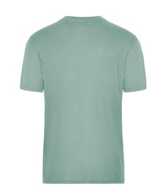Herren Men's ORGANIC Workwear T-Shirt   OCS Blended Foggy-green 8732