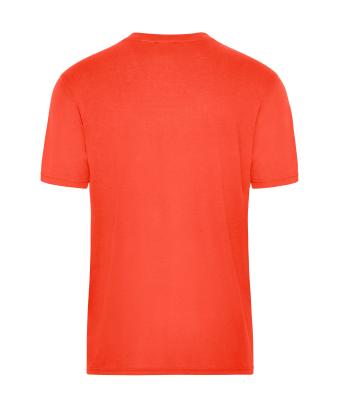 Herren Men's ORGANIC Workwear T-Shirt   OCS Blended Spicy-orange 8732