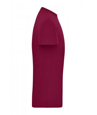 Herren Men's ORGANIC Workwear T-Shirt   OCS Blended Wine 8732