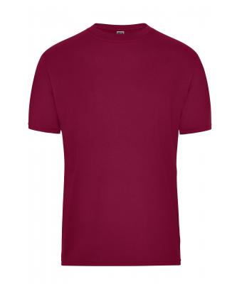 Herren Men's ORGANIC Workwear T-Shirt   OCS Blended Wine 8732