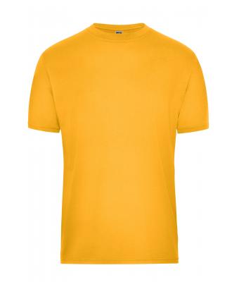 Homme T-shirt de travail BIO homme - SOLID - Jaune-d'or 8732