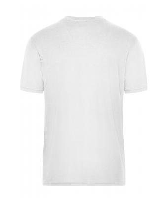 Homme T-shirt de travail BIO hommes - SOLID -   OCS Blended Blanc 8732