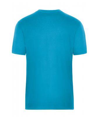 Homme T-shirt de travail BIO hommes - SOLID -   OCS Blended Turquoise 8732