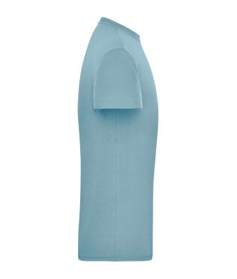 Homme T-shirt de travail BIO hommes - SOLID -   OCS Blended Bleu-acier 8732