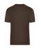 Homme T-shirt de travail BIO hommes - SOLID -   OCS Blended Marron 8732