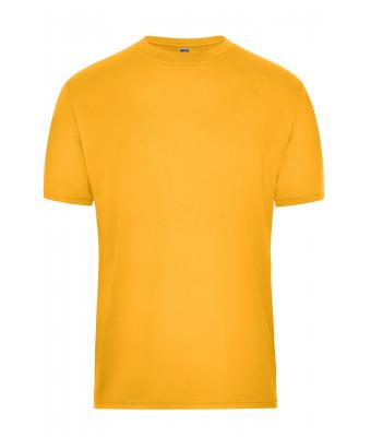 Homme T-shirt de travail BIO hommes - SOLID -   OCS Blended Jaune-d'or 8732