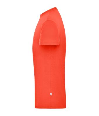 Homme T-shirt de travail BIO hommes - SOLID -   OCS Blended Orange-épicé 8732