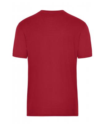 Homme T-shirt de travail BIO hommes - SOLID -   OCS Blended Rouge 8732