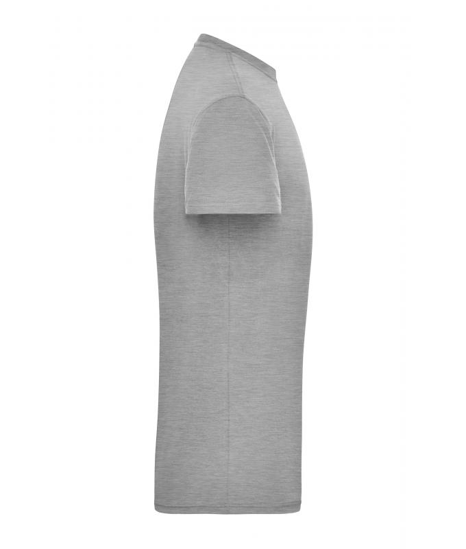 Homme T-shirt de travail hommes OCS Blended Gris-chiné 8732