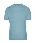 Homme T-shirt de travail hommes OCS Blended Bleu-acier 8732