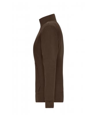 Dames Ladies' Doubleface Work Jacket -  SOLID - Bruin 8729