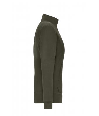 Dames Ladies' Doubleface Work Jacket -  SOLID - Olijf 8729