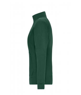 Dames Ladies' Doubleface Work Jacket -  SOLID - Donkergroen 8729