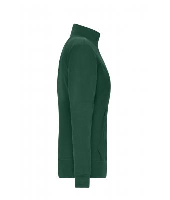 Dames Ladies' Doubleface Work Jacket -  SOLID - Donkergroen 8729