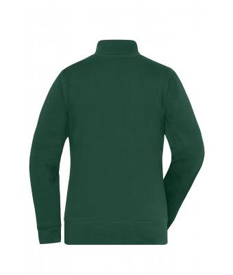 Dames Ladies' Doubleface Work Jacket -  SOLID - Donkergroen 8729