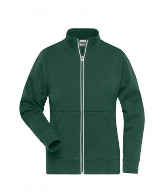 Dames Ladies' Doubleface Work Jacket -  SOLID - Donkergroen 8729