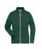Dames Ladies' Doubleface Work Jacket -  SOLID - Donkergroen 8729