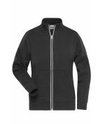 Dames Ladies' Doubleface Work Jacket - SOLID - Zwart 8729