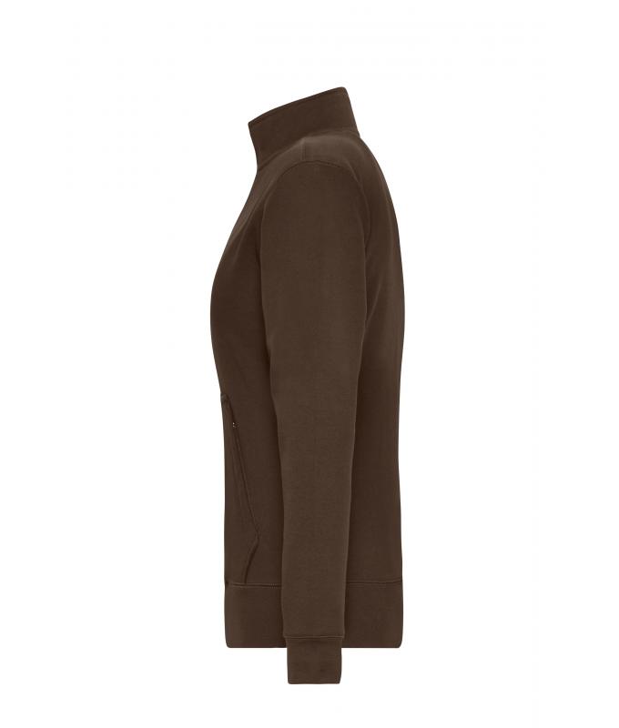 Damen Ladies' Doubleface Work Jacket - SOLID - Brown 8729