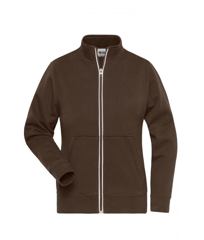Dames Ladies' Doubleface Work Jacket - SOLID - Bruin 8729