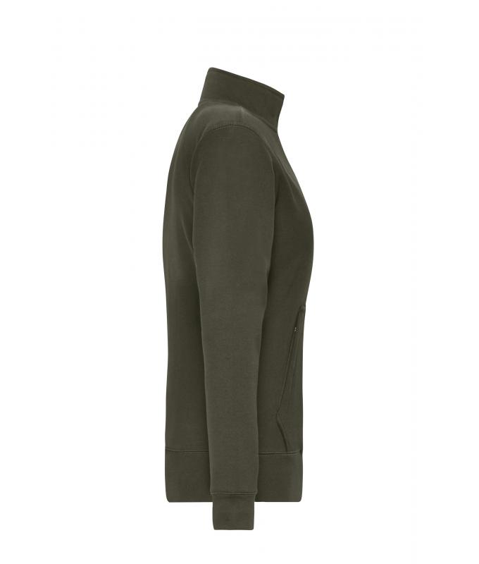 Dames Ladies' Doubleface Work Jacket - SOLID - Olijf 8729