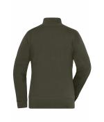 Dames Ladies' Doubleface Work Jacket - SOLID - Olijf 8729