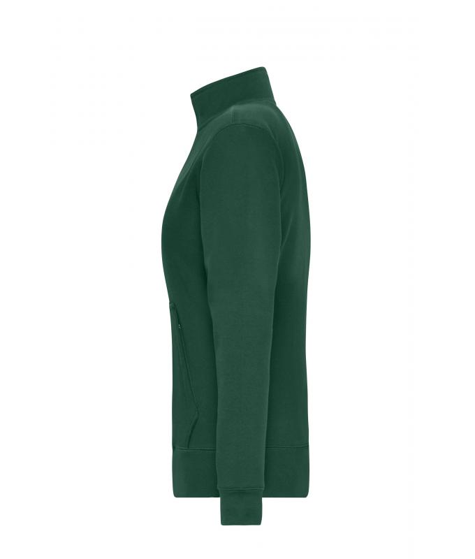 Dames Ladies' Doubleface Work Jacket - SOLID - Donkergroen 8729