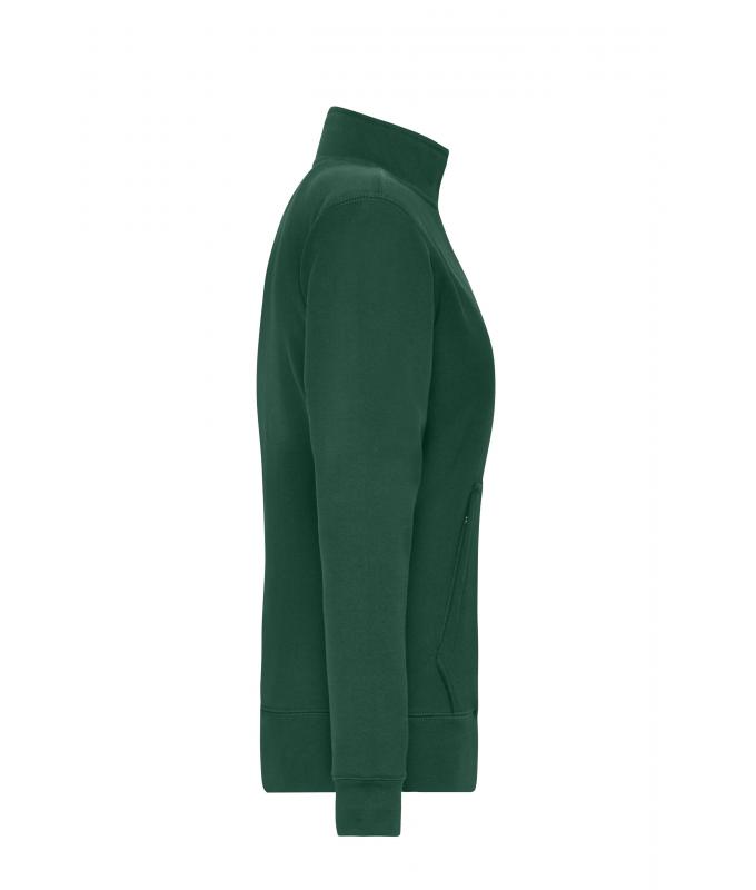 Dames Ladies' Doubleface Work Jacket - SOLID - Donkergroen 8729