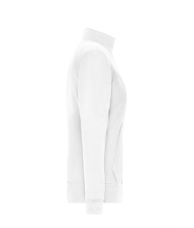 Dames Ladies' Doubleface Work Jacket - SOLID - Wit 8729