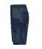 Unisexe Bermunda de travail slimfit Marine/carbone 10524