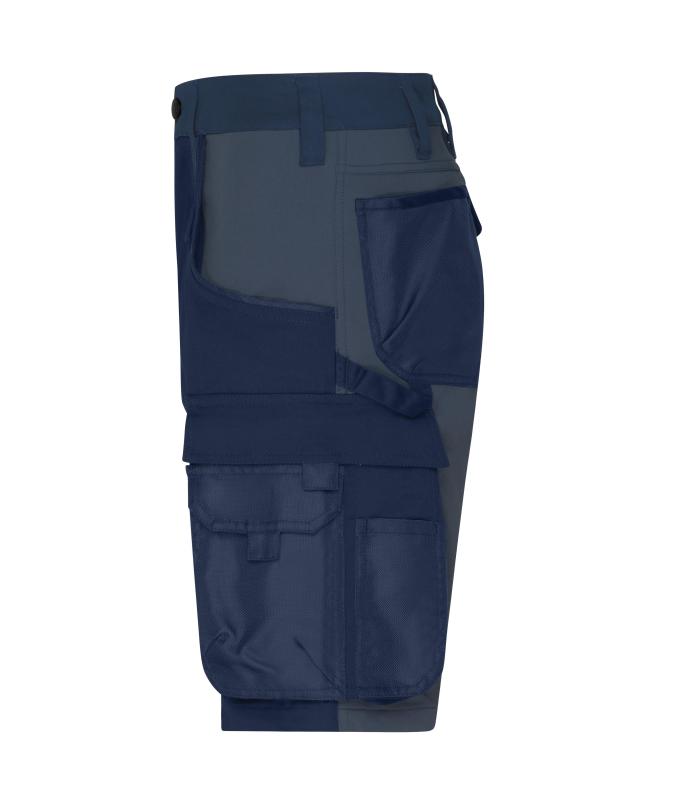 Unisexe Bermunda de travail slimfit GRS & OCS Blended Marine/carbone 10524
