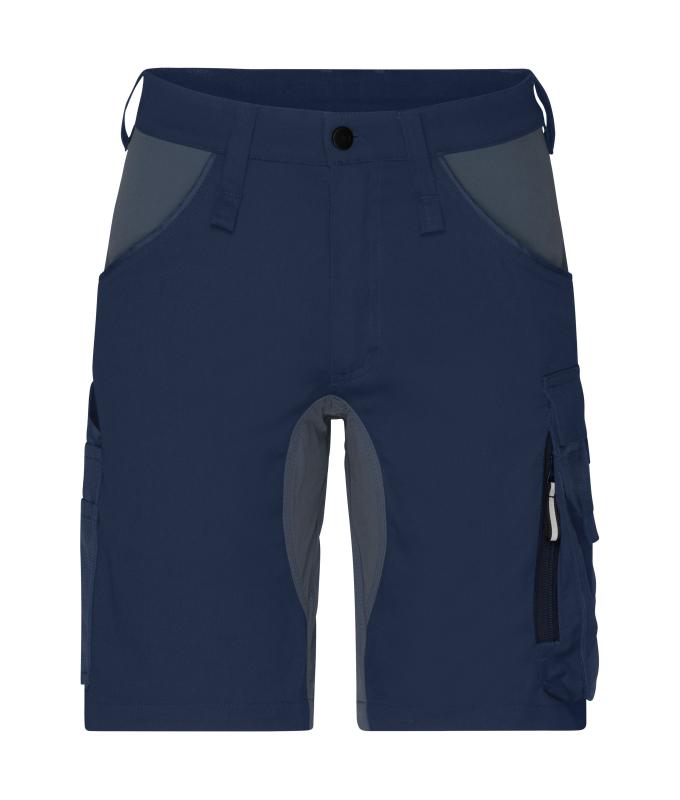 Unisexe Bermunda de travail slimfit GRS & OCS Blended Marine/carbone 10524
