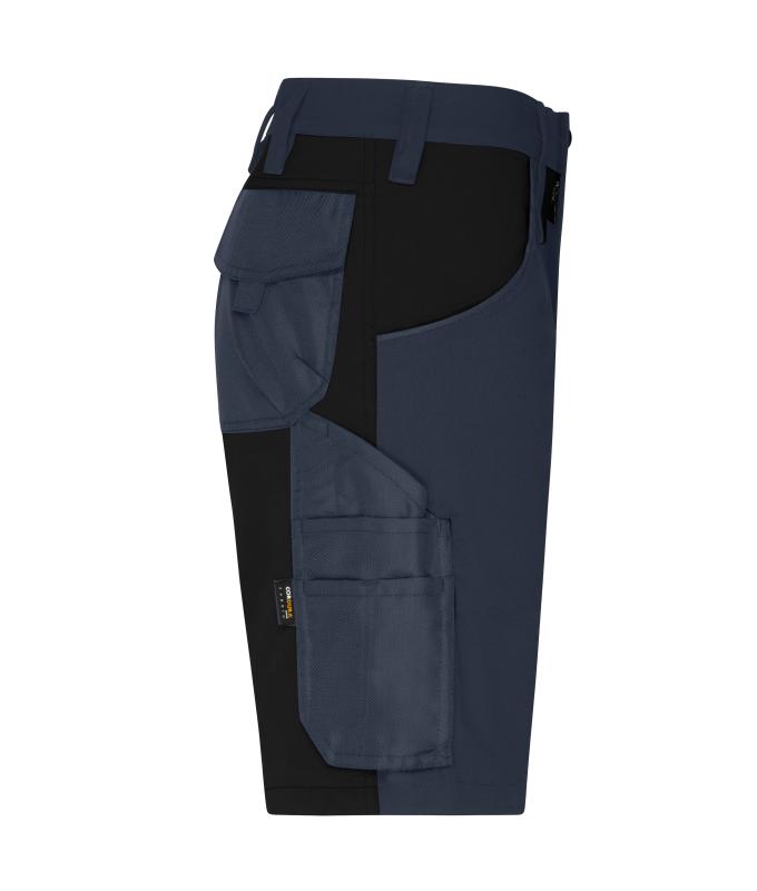 Unisexe Bermunda de travail slimfit GRS & OCS Blended Carbone/noir 10524