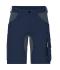 Unisex Workwear Stretch-Bermuda Slim Line   GRS & OCS Blended Navy/carbon 10524