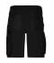 Unisex Workwear Stretch-Bermuda Slim Line   GRS & OCS Blended Zwart/zwart 10524