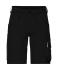 Unisex Workwear Stretch-Bermuda Slim Line   GRS & OCS Blended Zwart/zwart 10524