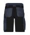 Unisex Workwear Stretch-Bermuda Slim Line   GRS & OCS Blended Carbon/zwart 10524