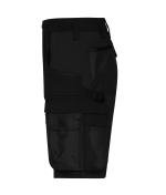 Unisex Workwear Stretch-Bermuda Slim Line GRS & OCS Blended Black/black 10524