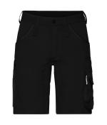 Unisex Workwear Stretch-Bermuda Slim Line GRS & OCS Blended Zwart/zwart 10524