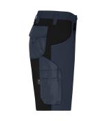 Unisex Workwear Stretch-Bermuda Slim Line GRS & OCS Blended Carbon/zwart 10524
