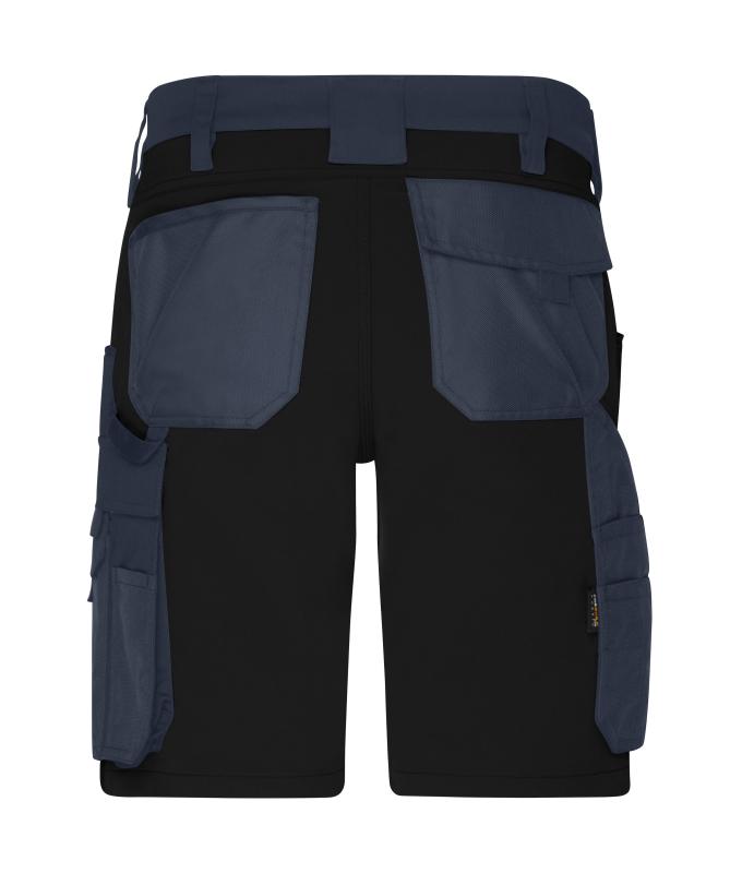 Unisex Workwear Stretch-Bermuda Slim Line GRS & OCS Blended Carbon/zwart 10524