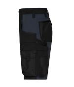 Unisex Workwear Stretch-Bermudas Slim Line GRS & OCS Blended Black/carbon 10524