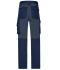 Unisexe Pantalons de travail extensibles slim fit   GRS & OCS Blended Marine/carbone 10431