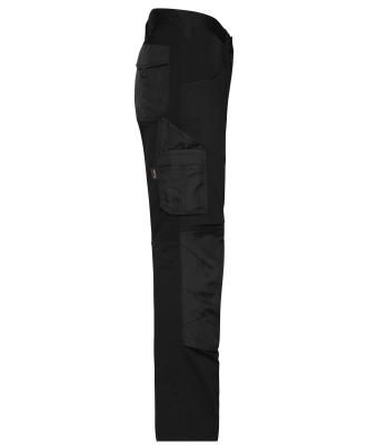 Unisexe Pantalons de travail extensibles slim fit   GRS & OCS Blended Noir/noir 10431