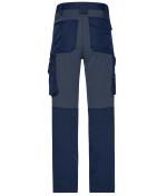Unisexe Pantalons de travail extensibles slim fit GRS & OCS Blended Marine/carbone 10431